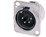 4-Pole Male XLR Receptacle Solder DL Series NC4MD-L-1
