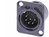 6-Pole Male XLR Receptacle Solder DL Series NC6MD-L-B-1