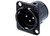 3-Pole Male XLR Receptacle PCB Mount D Series NC3MD-V-BAG