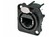 Printbuchse RJ45 D-Serie vertikal schwarz