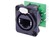 Chassisbuchse RJ45 D-Serie IDC schwarz