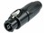 Speakon-Kabelkupplung Metall schwarz NEUTRIK NLT8FX-BAG