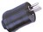 Loudspeaker Male Plug Black Round Screw Terminals LS2 RoHS