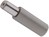 DC-Stecker 2.1x5.5mm kurz mit Knickschutz schwarz, RoHS