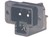 Power Supply Plug Male with Groove 2x On-On