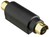 Adapter Cinch-Buchse <-> 4 Pol. Mini-Din/S-VHS Stecker