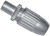 Antennenstecker schraubbar HF dicht gerade Metall
