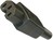 IEC Cord Connector C15 (Female) Black Rewirable Straight 3x1mm2