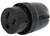 USA-Kupplung 2p+E 15A schwarz