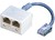2-fach ISDN-Adapter mit Kabel 140mm
