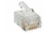 FCC-Modularstecker fuer Flachkabel 6-pol 6 Kontakte RJ12 RoHS-ko