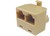 FCC-Modular-Y-Adapter Stecker 8P8C->Buchse 8P8C RJ45