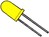 5mm LED glasklar gelb 2.4V 20mA Typ TLHY5100