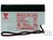 Lead-Acid Rechargeable Battery 12V 0.8Ah Faston Yuasa NP0.8-12