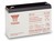 Lead-Acid Rechargeable Battery 6V 12Ah Faston Yuasa NP12-6