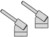 Entloet-Einsatz-Paar 12.5mm zu WT-50 WELLER WT-4