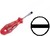 Schlitz-Schraubendreher nach VSM-Norm=4 B=6.5mm L=25mm